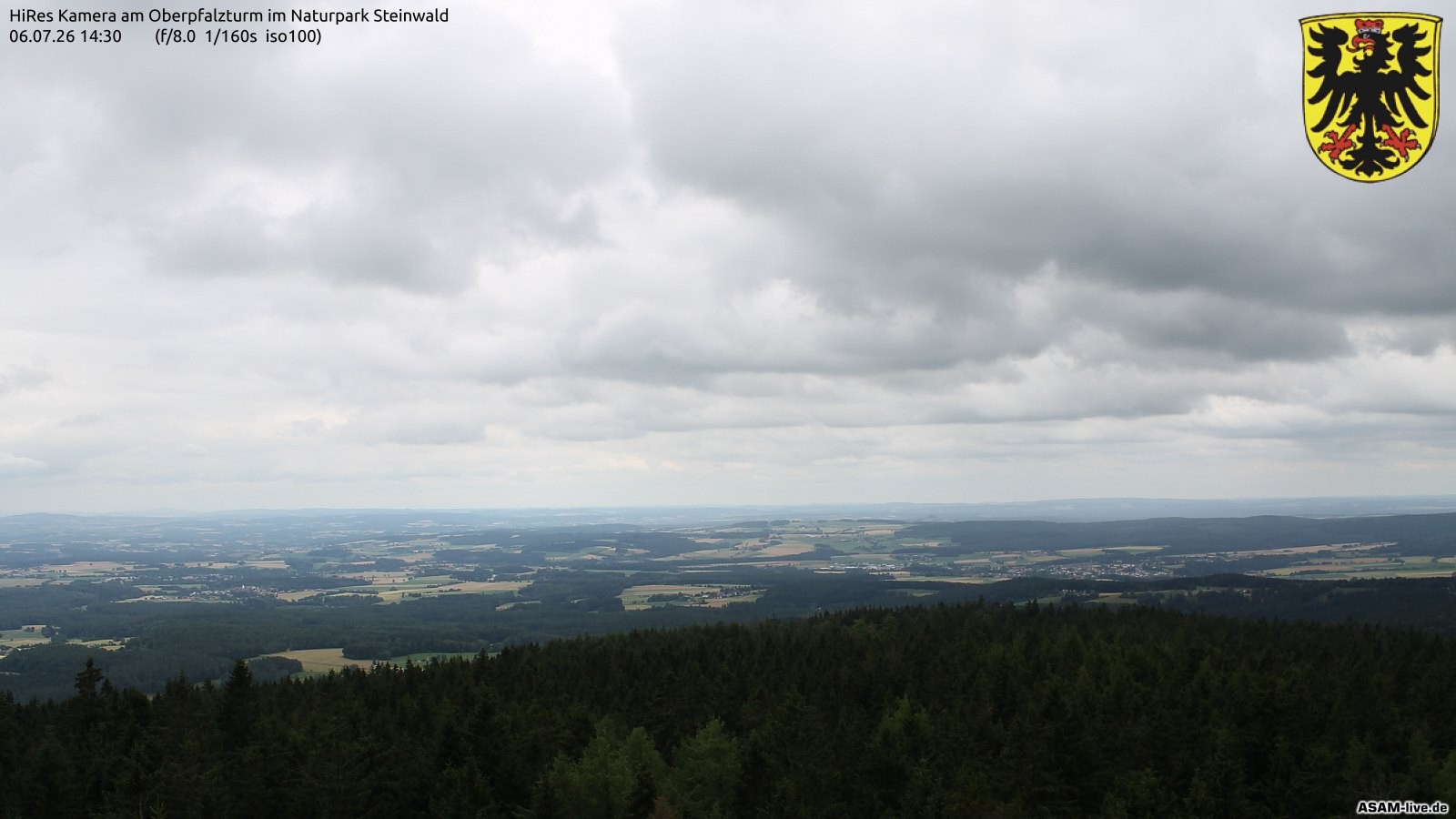 Archiv Foto Webcam Erbendorf im Fichtelgebirge