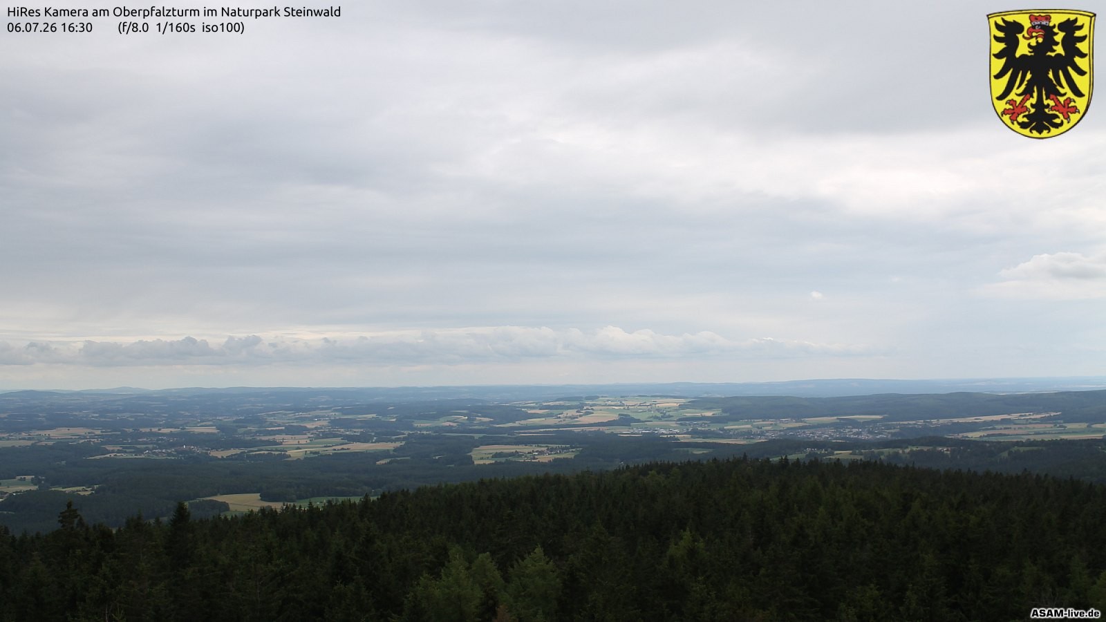 Archiv Foto Webcam Erbendorf im Fichtelgebirge