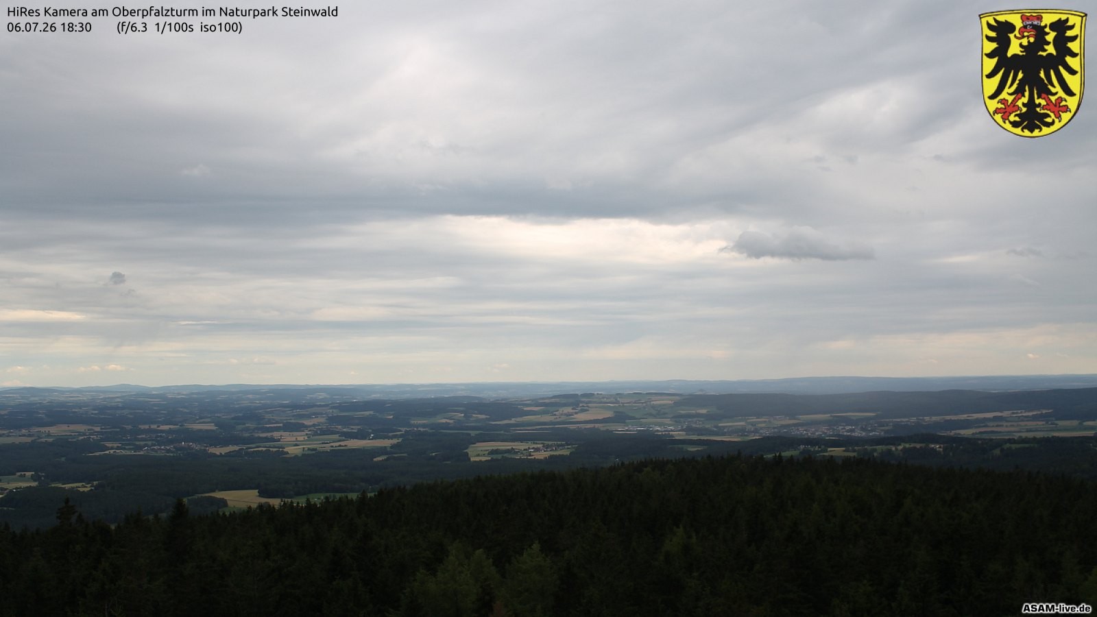 Archiv Foto Webcam Erbendorf im Fichtelgebirge