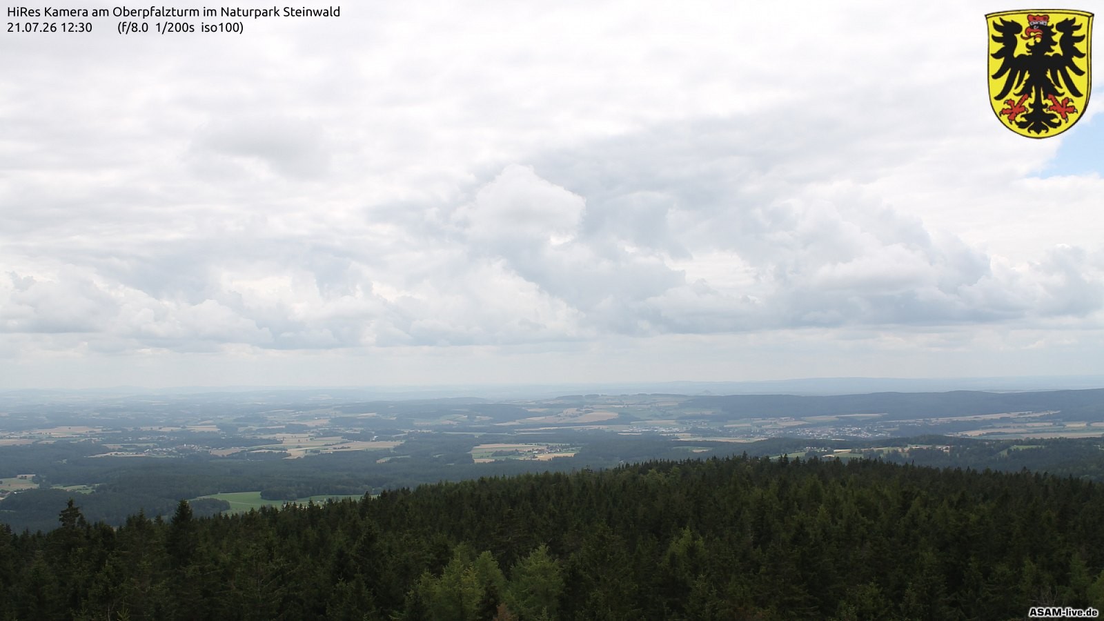Archiv Foto Webcam Erbendorf im Fichtelgebirge