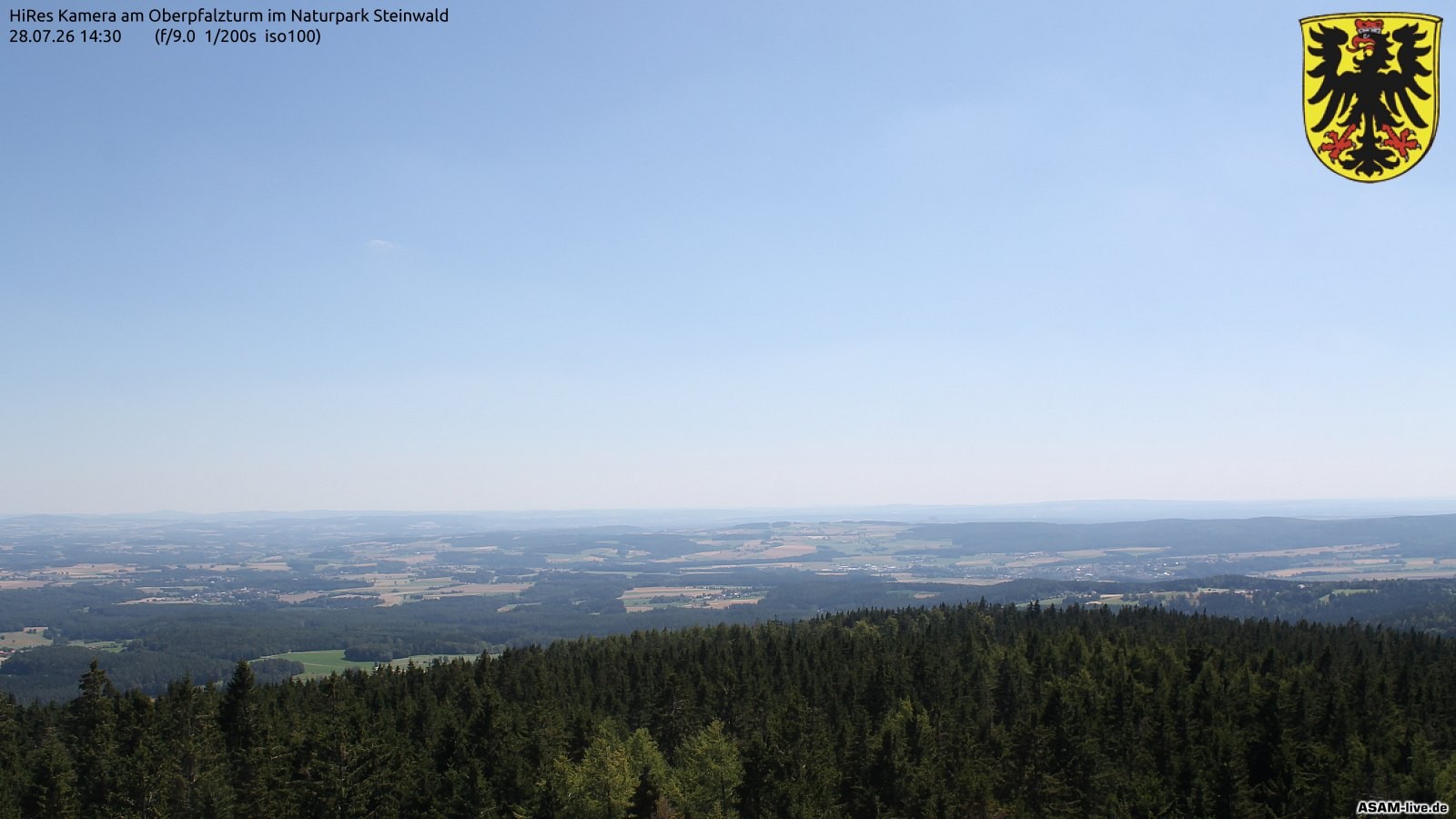 Archiv Foto Webcam Erbendorf im Fichtelgebirge
