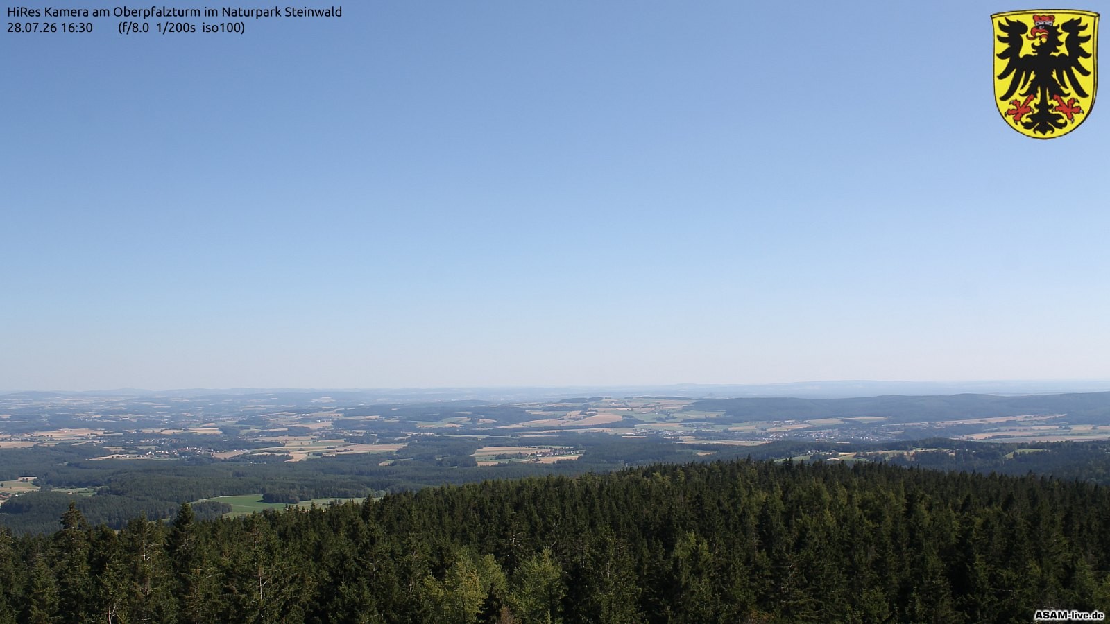 Archiv Foto Webcam Erbendorf im Fichtelgebirge