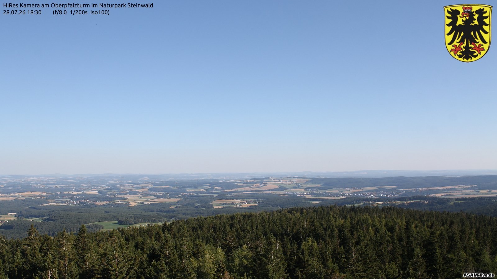 Archiv Foto Webcam Erbendorf im Fichtelgebirge