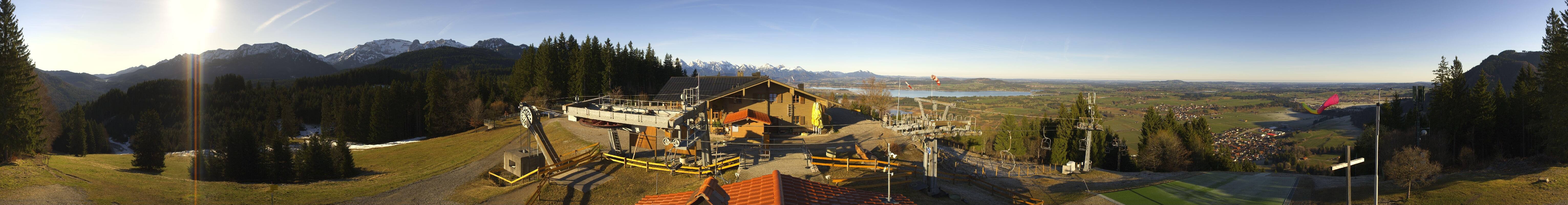Archived image Webcam Top station of the Buchenbergbahn