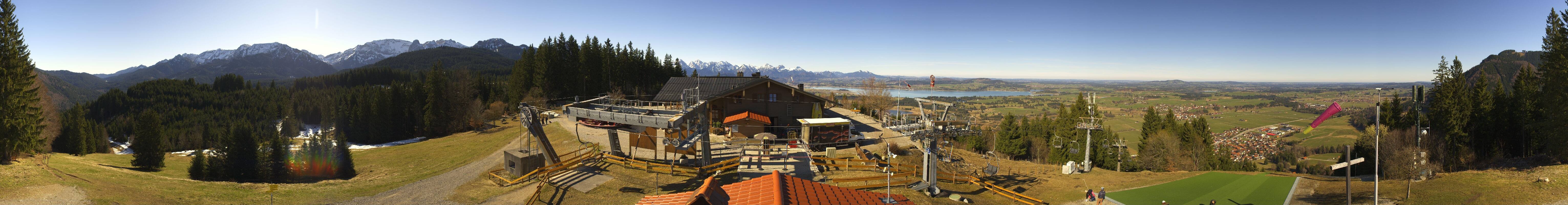 Archived image Webcam Top station of the Buchenbergbahn