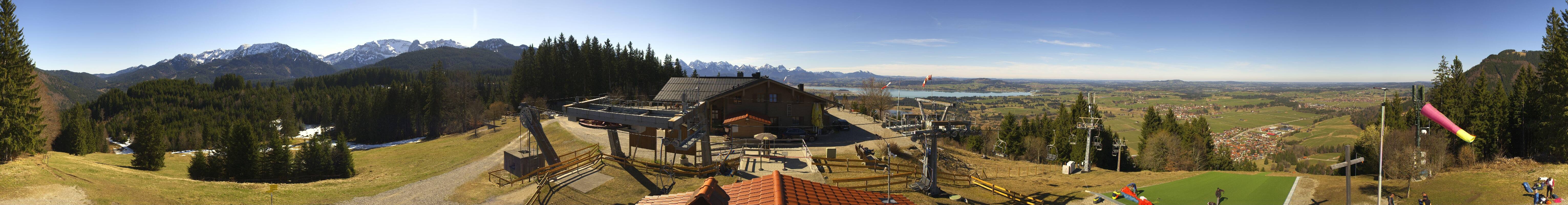 Archived image Webcam Top station of the Buchenbergbahn