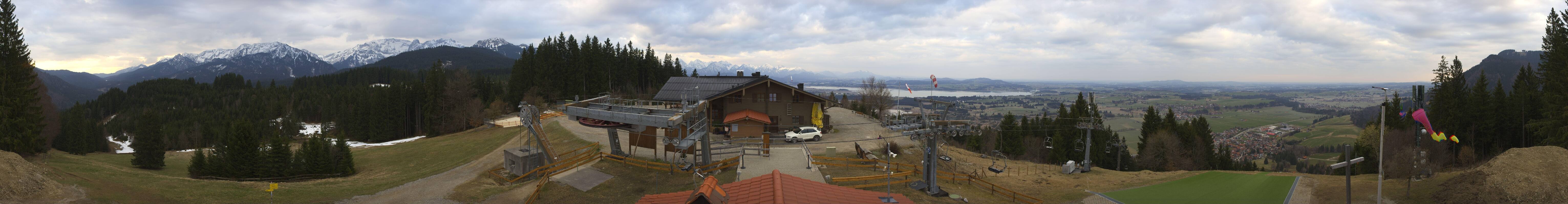 Archived image Webcam Top station of the Buchenbergbahn