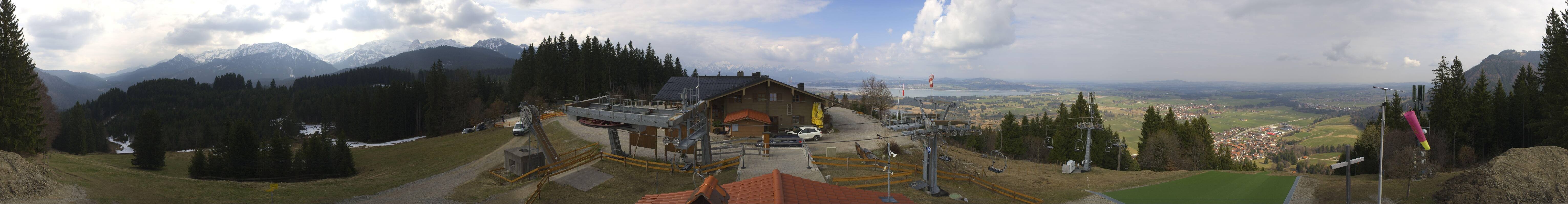 Archived image Webcam Top station of the Buchenbergbahn