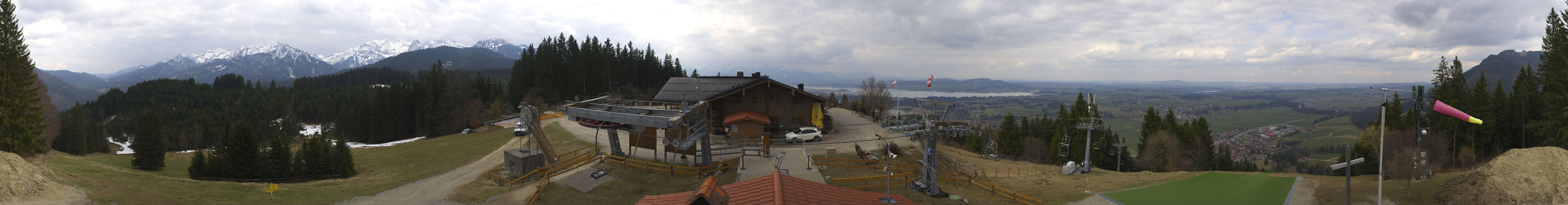 Archived image Webcam Top station of the Buchenbergbahn