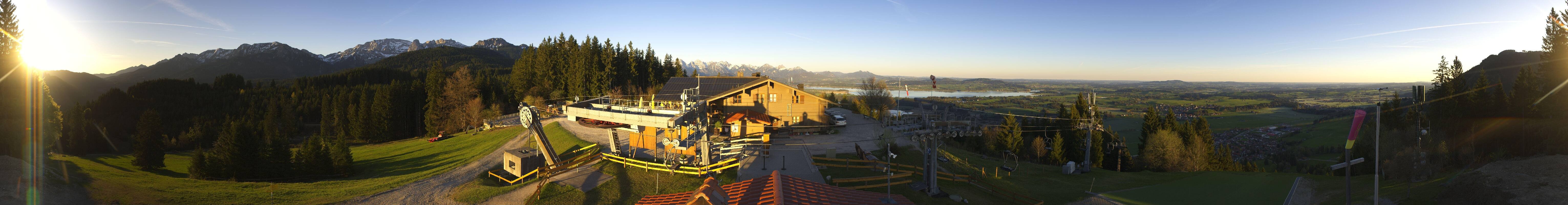 Archived image Webcam Top station of the Buchenbergbahn