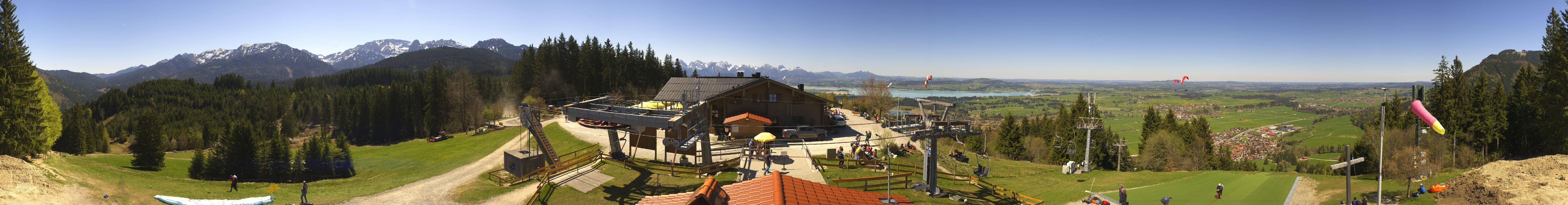 Archived image Webcam Top station of the Buchenbergbahn