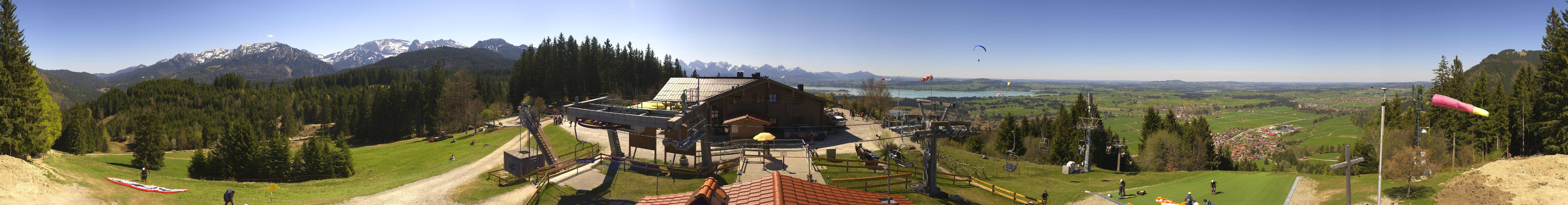 Archived image Webcam Top station of the Buchenbergbahn