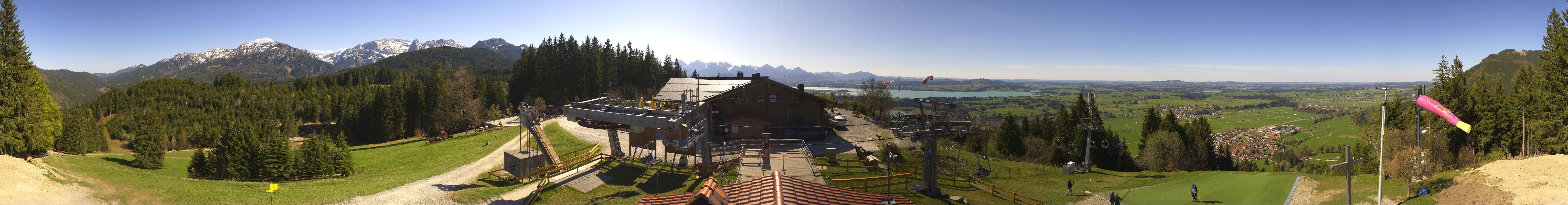 Archived image Webcam Top station of the Buchenbergbahn