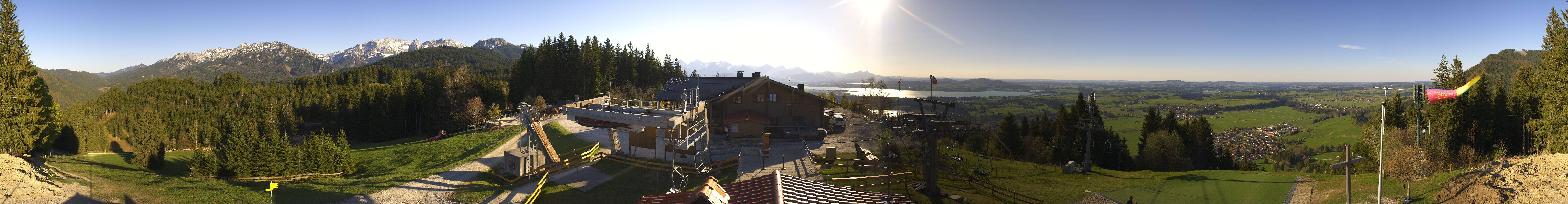 Archived image Webcam Top station of the Buchenbergbahn