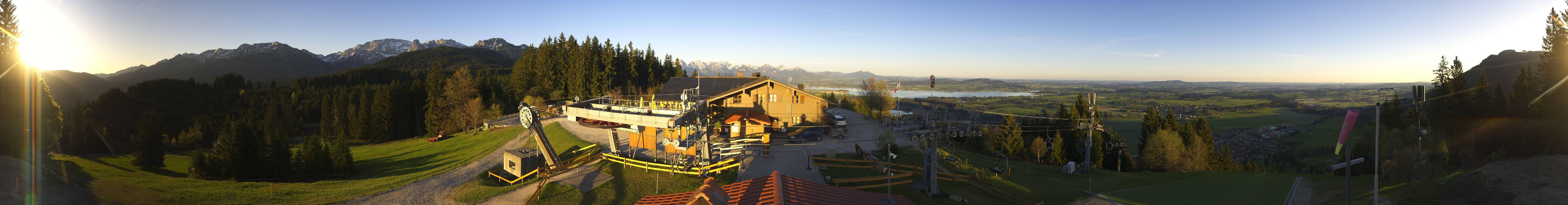 Archived image Webcam Top station of the Buchenbergbahn