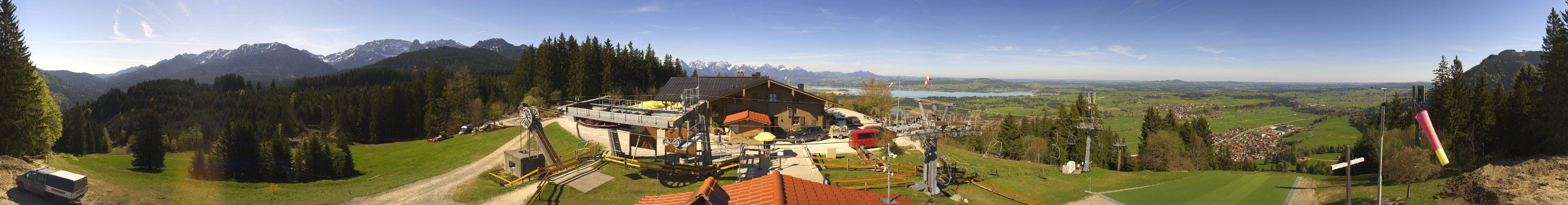 Archived image Webcam Top station of the Buchenbergbahn