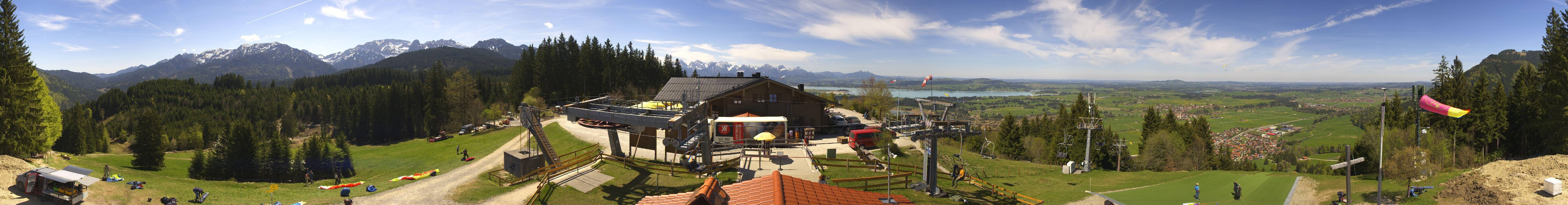 Archived image Webcam Top station of the Buchenbergbahn