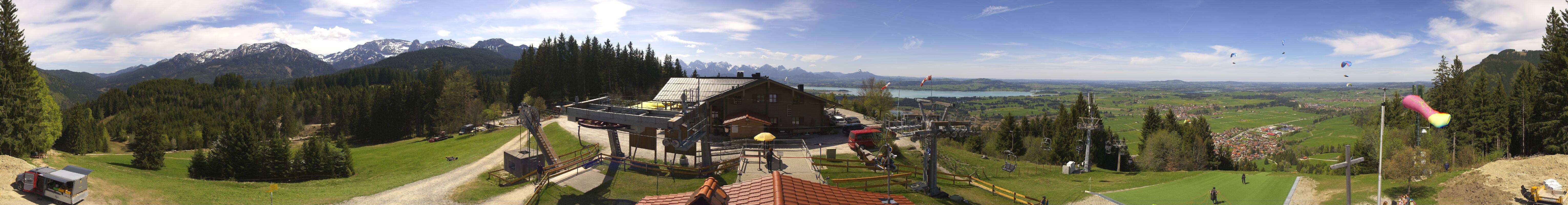 Archived image Webcam Top station of the Buchenbergbahn