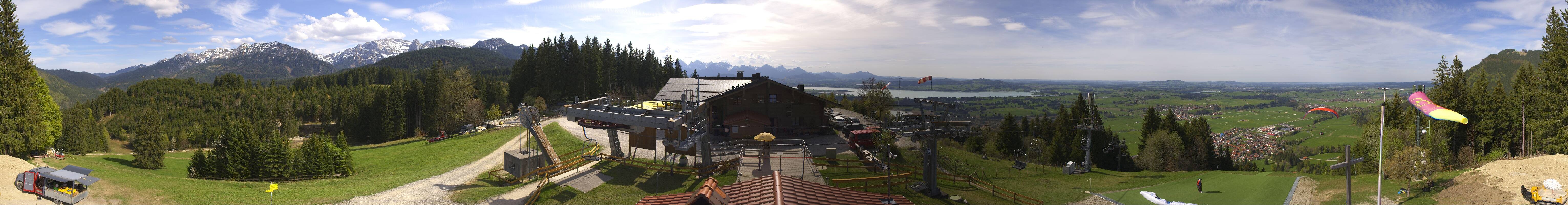 Archived image Webcam Top station of the Buchenbergbahn