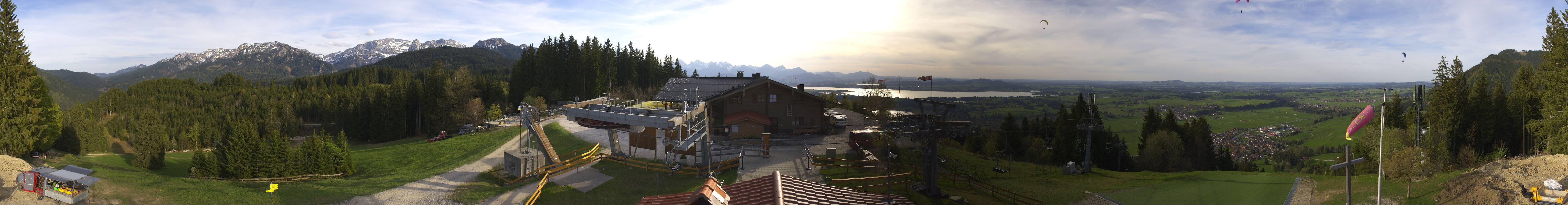 Archived image Webcam Top station of the Buchenbergbahn