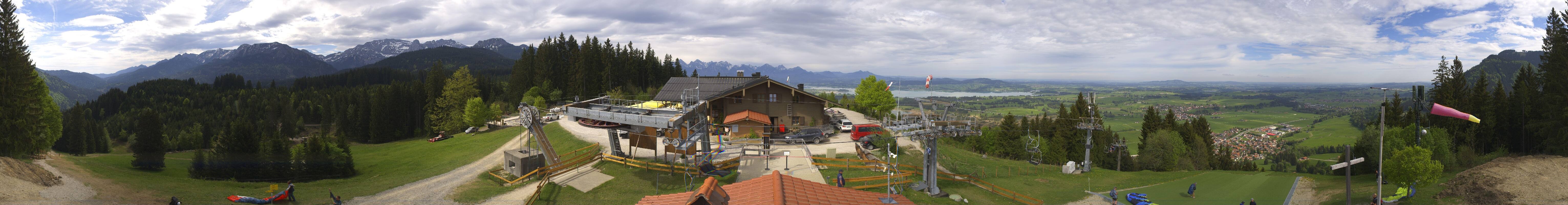 Archived image Webcam Top station of the Buchenbergbahn