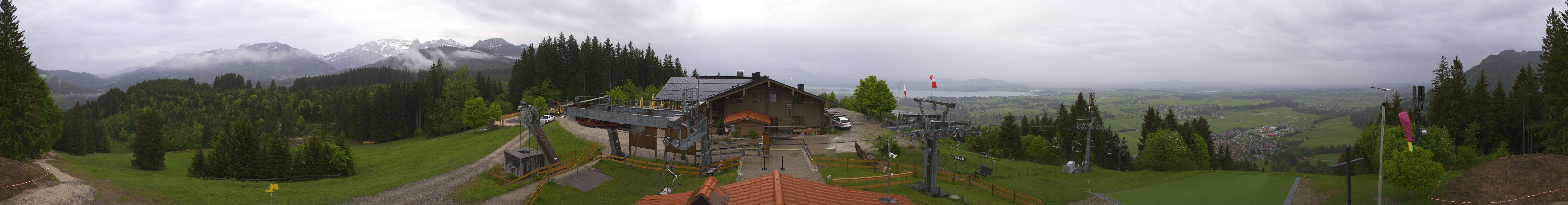 Archived image Webcam Top station of the Buchenbergbahn
