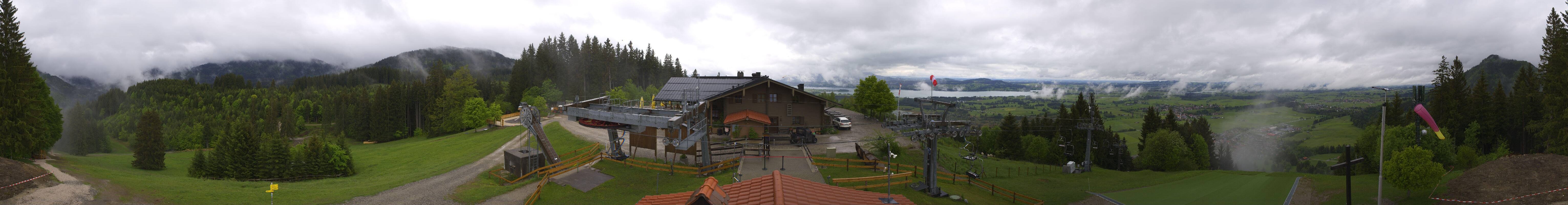 Archived image Webcam Top station of the Buchenbergbahn
