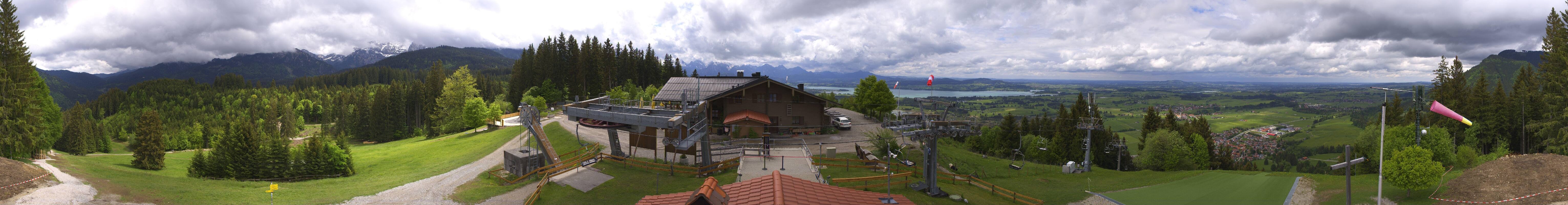 Archived image Webcam Top station of the Buchenbergbahn