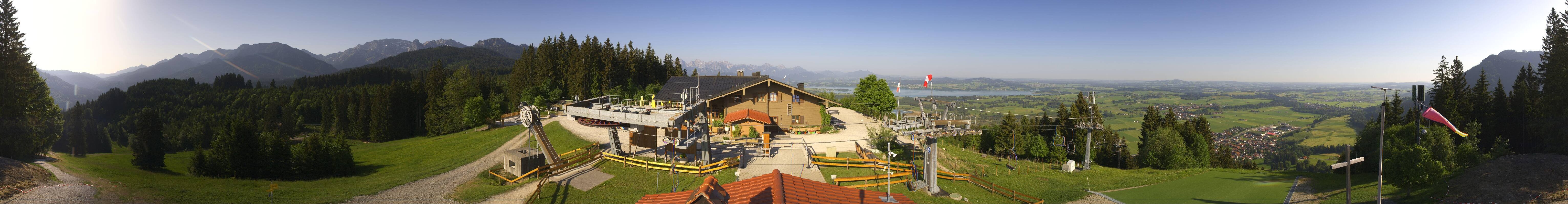 Archived image Webcam Top station of the Buchenbergbahn