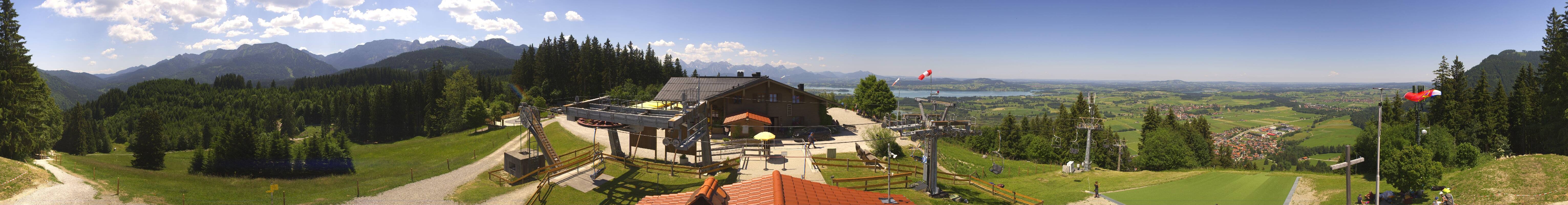 Archived image Webcam Top station of the Buchenbergbahn