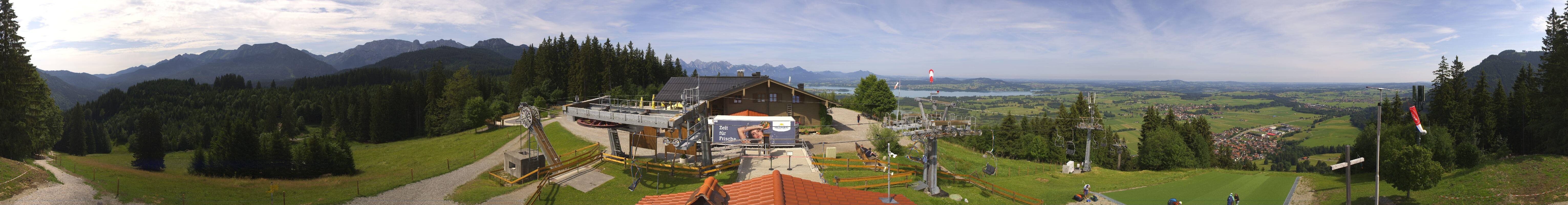 Archived image Webcam Top station of the Buchenbergbahn