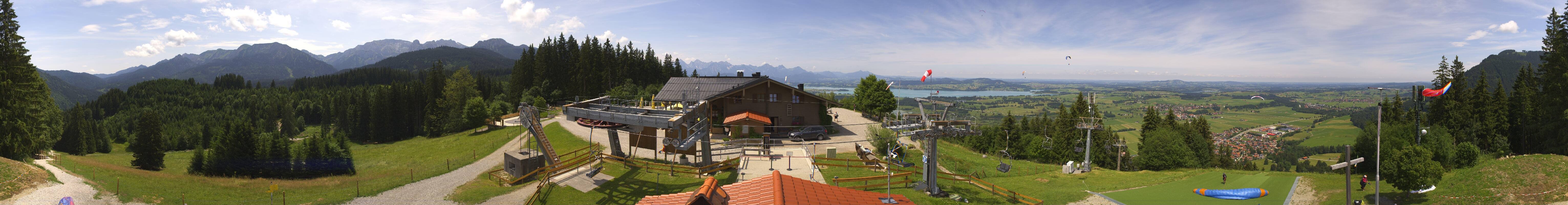 Archived image Webcam Top station of the Buchenbergbahn