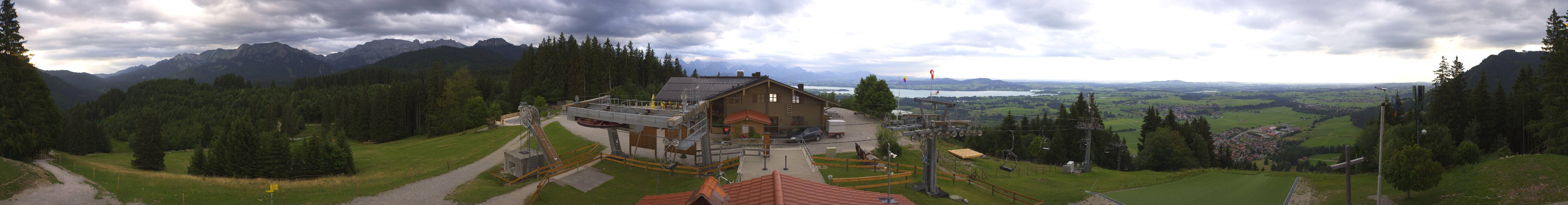 Archived image Webcam Top station of the Buchenbergbahn