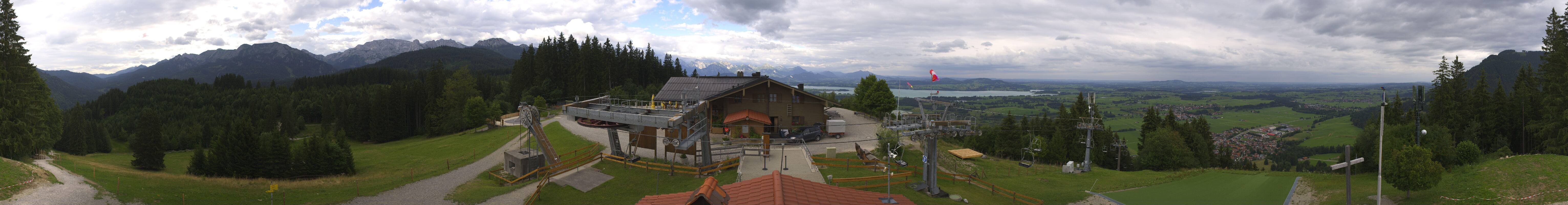 Archived image Webcam Top station of the Buchenbergbahn