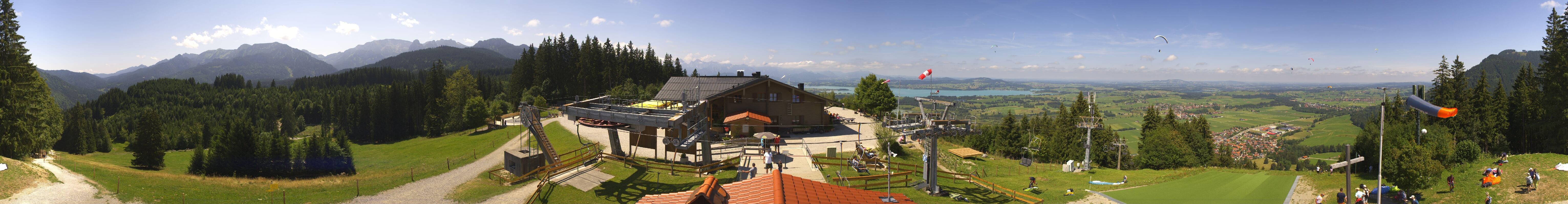 Archived image Webcam Top station of the Buchenbergbahn