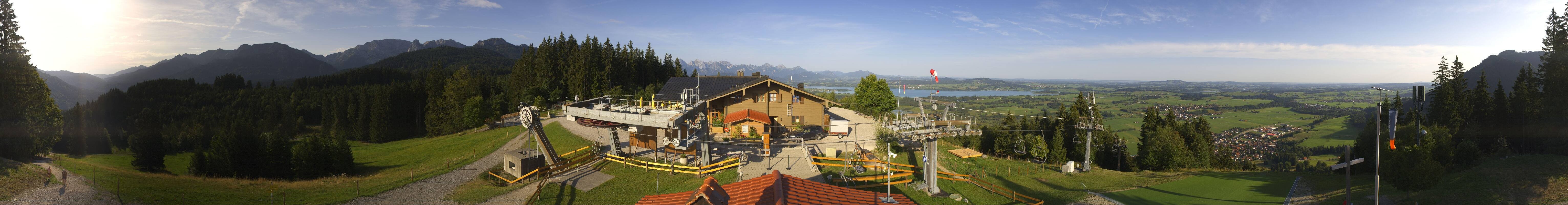 Archived image Webcam Top station of the Buchenbergbahn