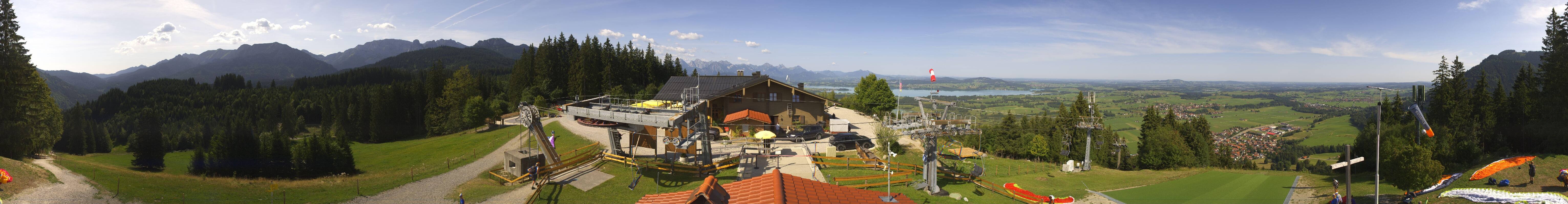 Archived image Webcam Top station of the Buchenbergbahn