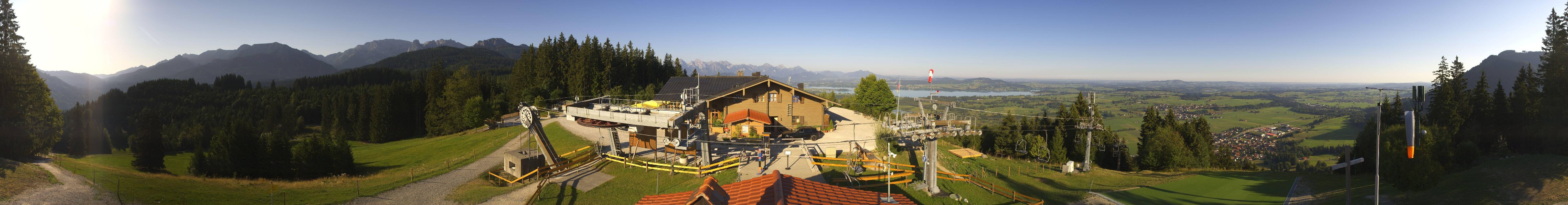 Archived image Webcam Top station of the Buchenbergbahn