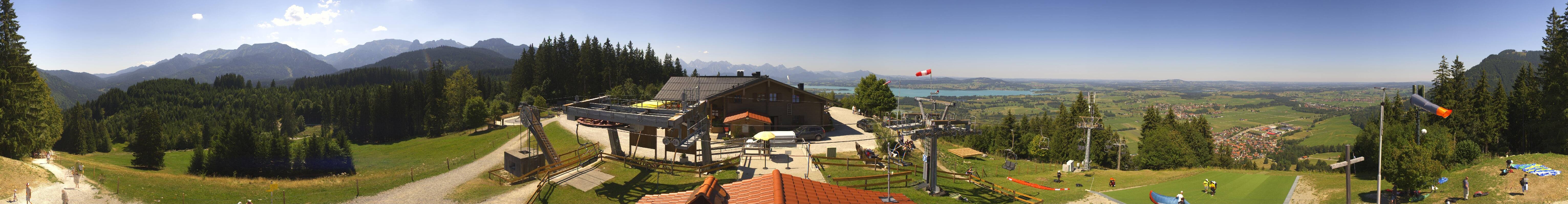 Archived image Webcam Top station of the Buchenbergbahn