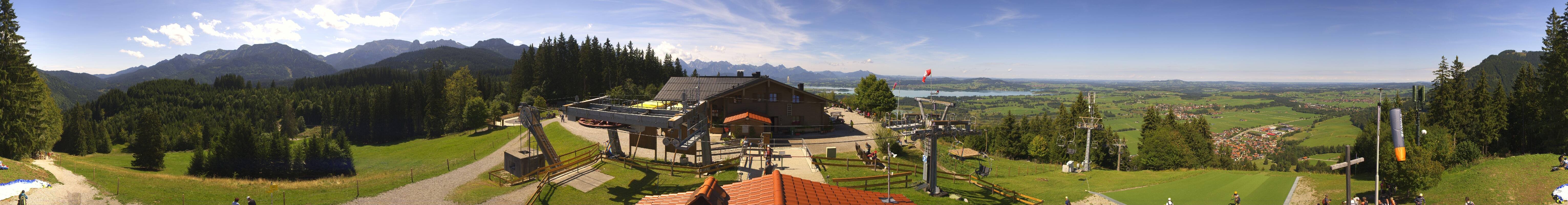 Archived image Webcam Top station of the Buchenbergbahn