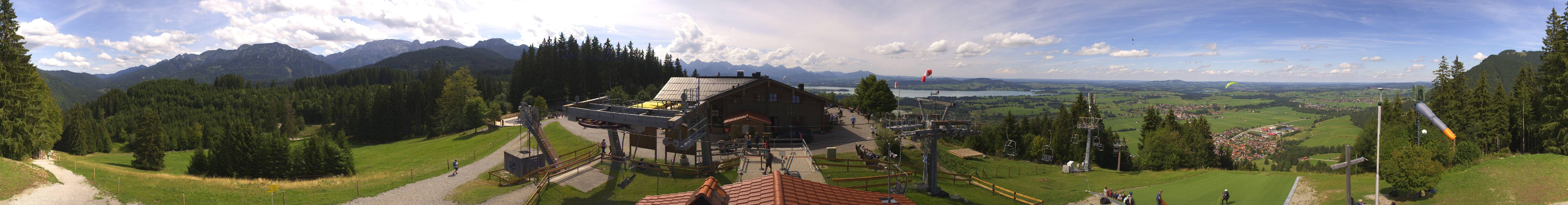 Archived image Webcam Top station of the Buchenbergbahn