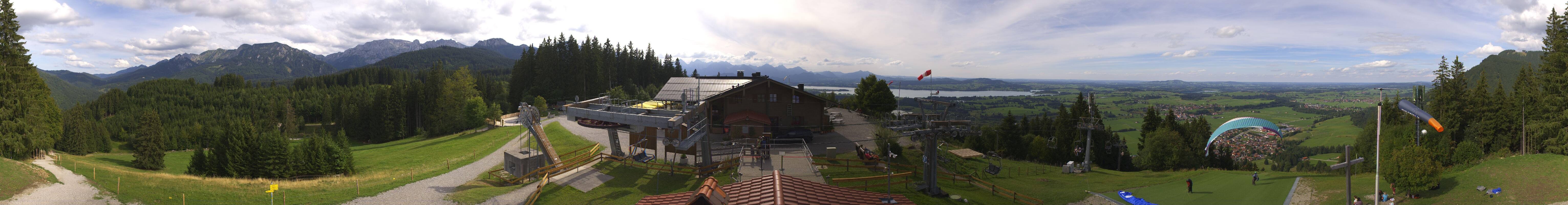 Archived image Webcam Top station of the Buchenbergbahn