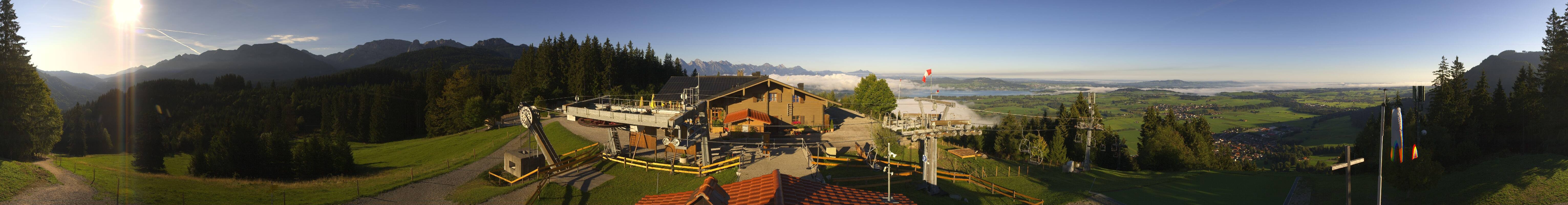 Archived image Webcam Top station of the Buchenbergbahn