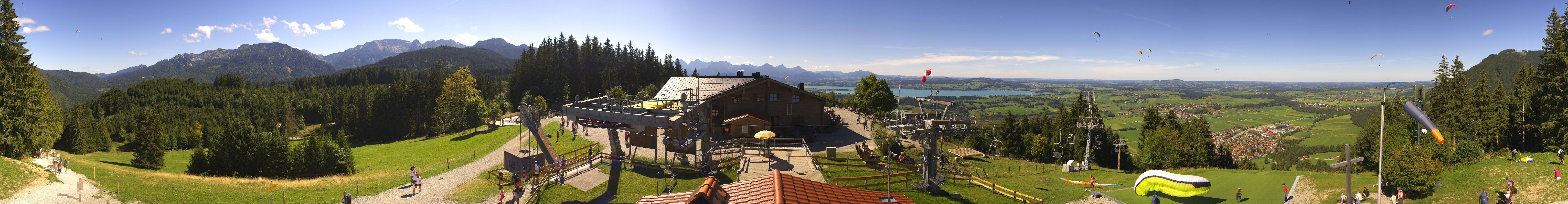 Archived image Webcam Top station of the Buchenbergbahn