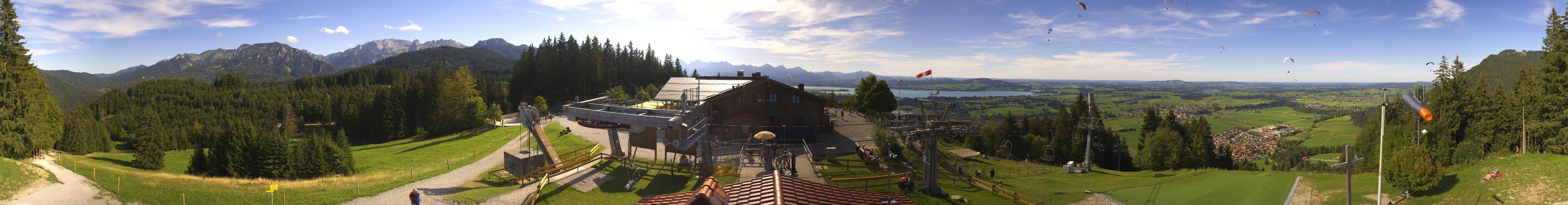 Archived image Webcam Top station of the Buchenbergbahn