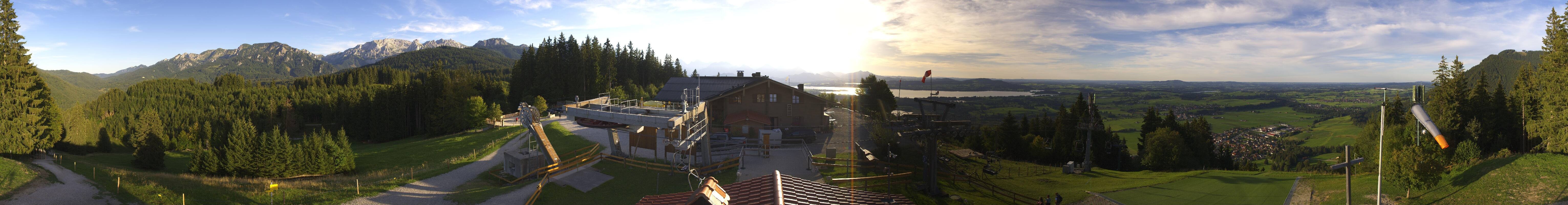 Archived image Webcam Top station of the Buchenbergbahn