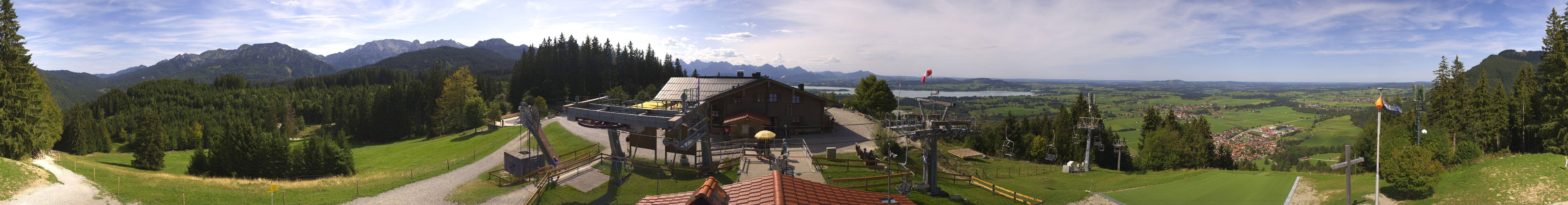 Archived image Webcam Top station of the Buchenbergbahn