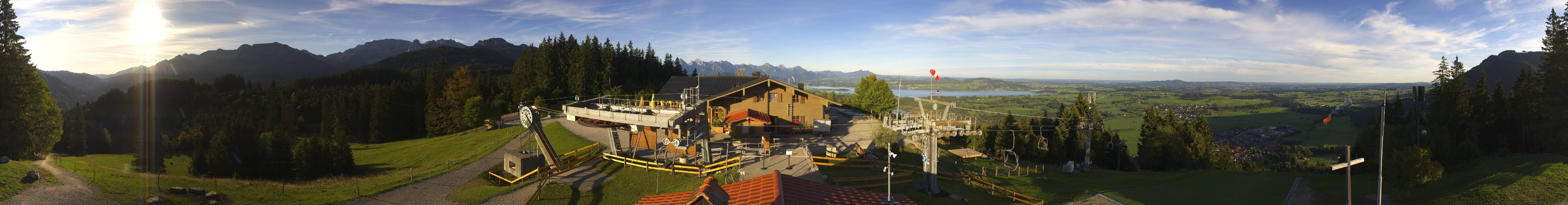Archived image Webcam Top station of the Buchenbergbahn