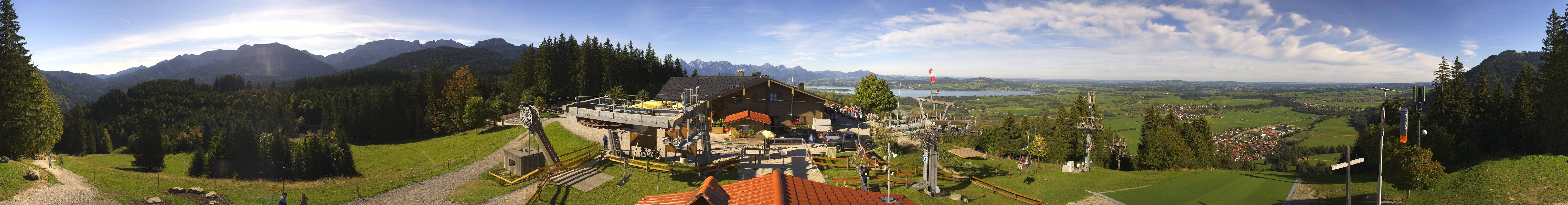 Archived image Webcam Top station of the Buchenbergbahn