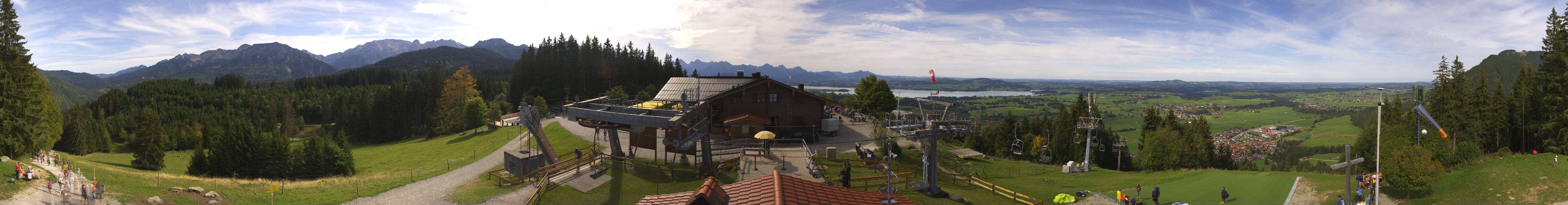 Archived image Webcam Top station of the Buchenbergbahn